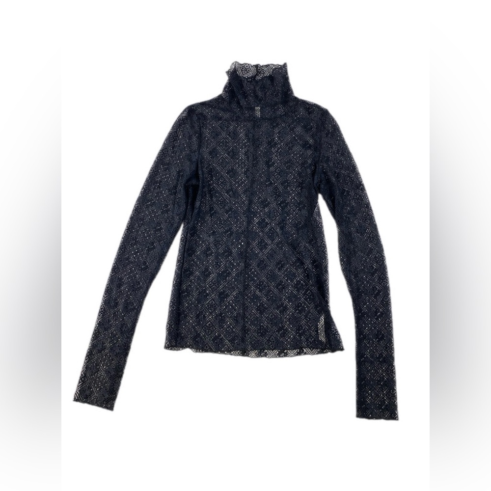 Free People Intimately Sweet Memories Lace
Turtleneck Size Medium in Black NWOT - Picture 5 of 12